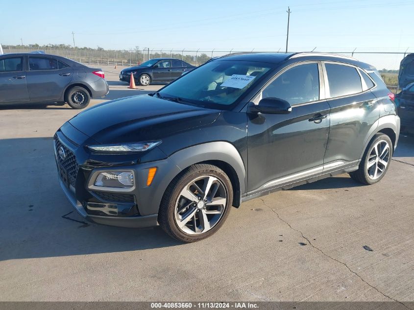 2019 Hyundai Kona Limited VIN: KM8K33A52KU205404 Lot: 40853660