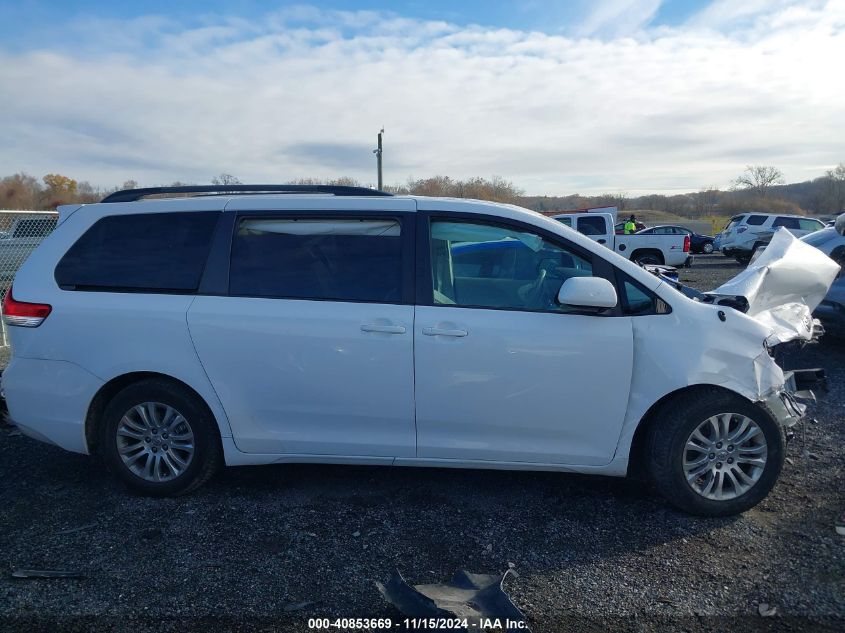 2014 Toyota Sienna Xle V6 8 Passenger VIN: 5TDYK3DCXES498005 Lot: 40853669