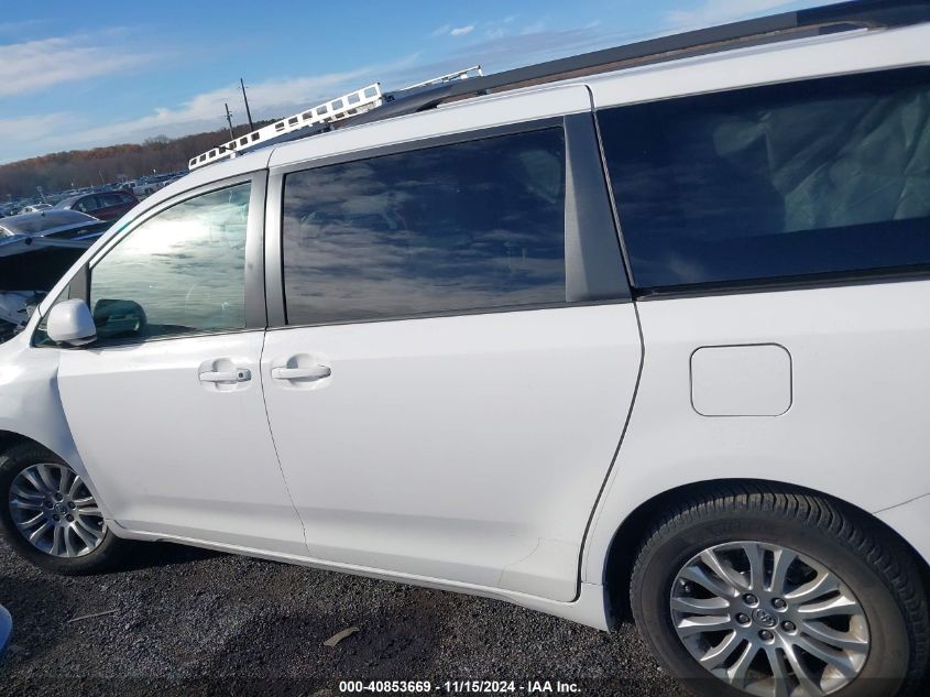 2014 Toyota Sienna Xle V6 8 Passenger VIN: 5TDYK3DCXES498005 Lot: 40853669