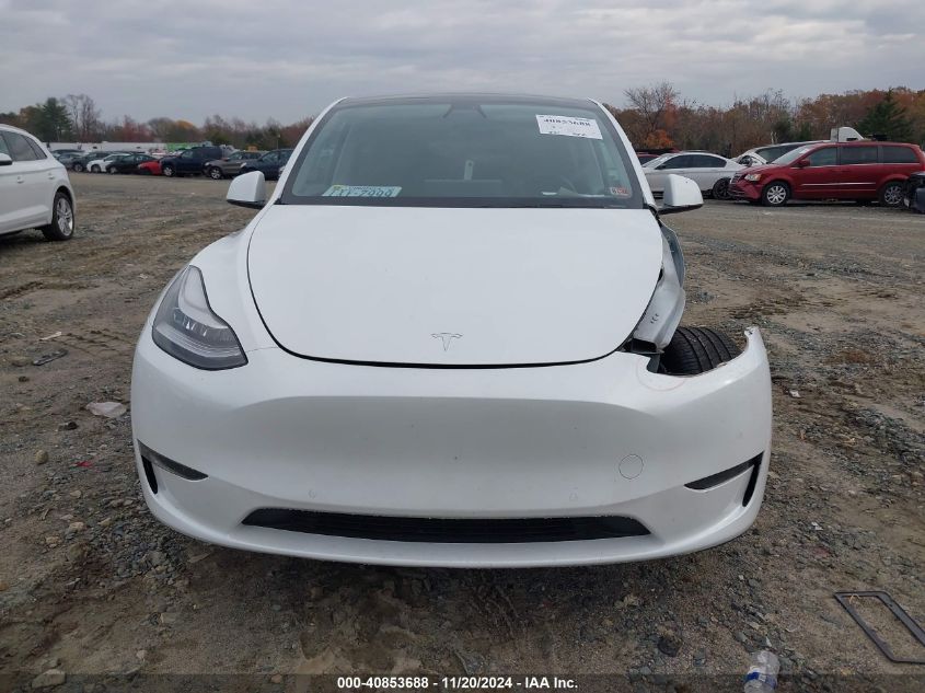 2020 Tesla Model Y Long Range Dual Motor All-Wheel Drive VIN: 5YJYGDEE3LF049077 Lot: 40853688