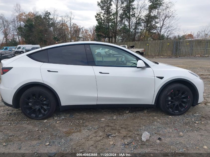 2020 Tesla Model Y Long Range Dual Motor All-Wheel Drive VIN: 5YJYGDEE3LF049077 Lot: 40853688