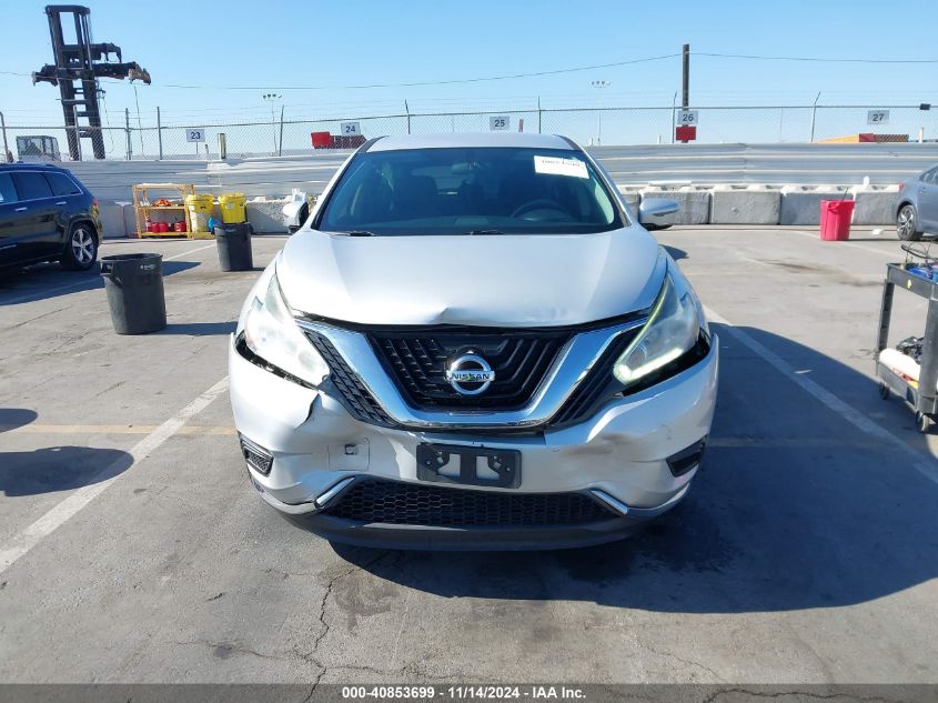 2015 Nissan Murano S VIN: 5N1AZ2MG5FN288280 Lot: 40853699