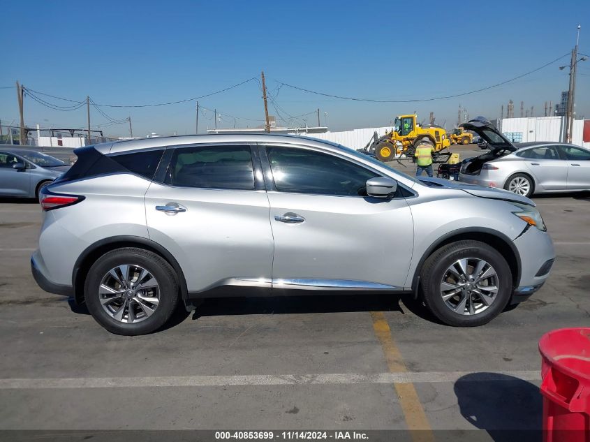 2015 Nissan Murano S VIN: 5N1AZ2MG5FN288280 Lot: 40853699