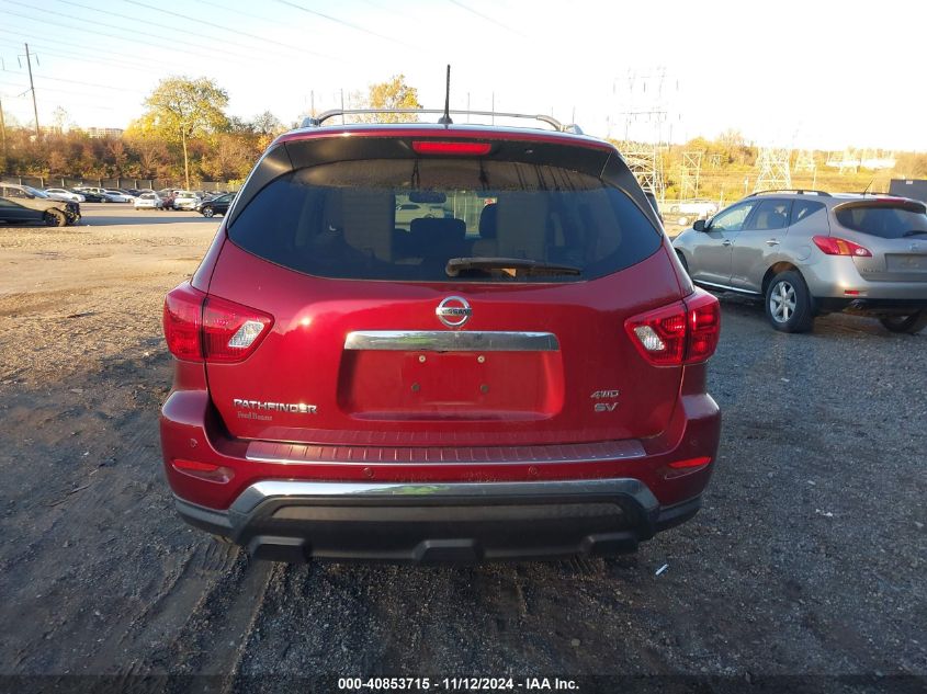 2018 Nissan Pathfinder Sv VIN: 5N1DR2MM7JC672617 Lot: 40853715