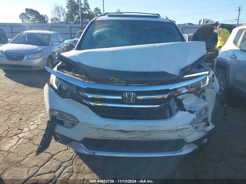 2017 Honda Pilot Touring VIN: 5FNYF6H95HB044354 Lot: 40853726