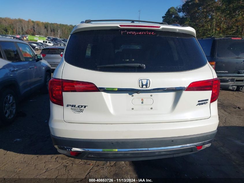 2017 Honda Pilot Touring VIN: 5FNYF6H95HB044354 Lot: 40853726