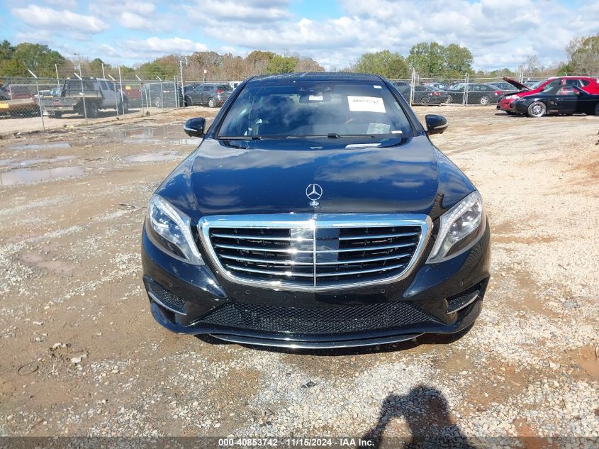 2015 Mercedes-Benz S 550 4Matic VIN: WDDUG8FB0FA145746 Lot: 40853742