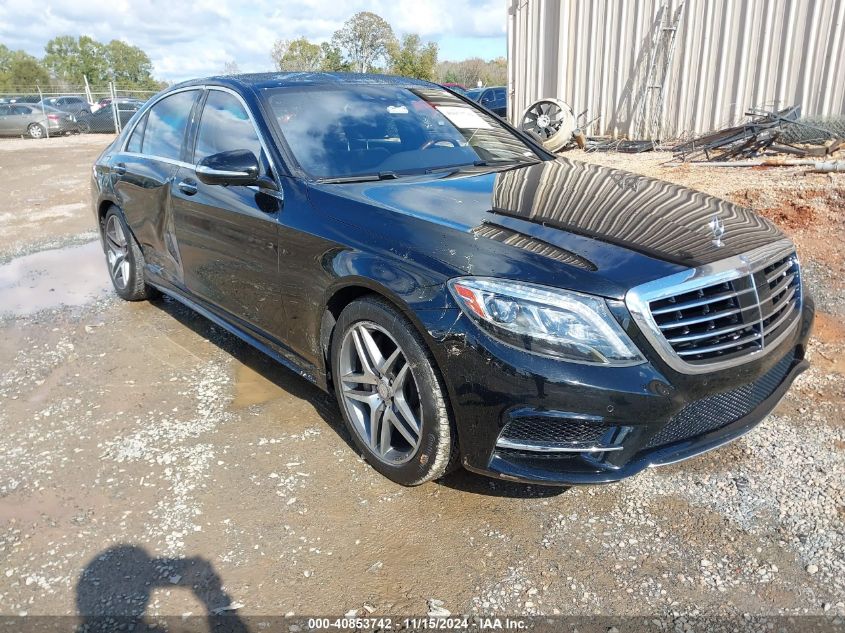 2015 Mercedes-Benz S 550 4Matic VIN: WDDUG8FB0FA145746 Lot: 40853742