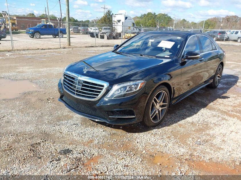 2015 Mercedes-Benz S 550 4Matic VIN: WDDUG8FB0FA145746 Lot: 40853742