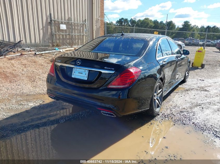 2015 Mercedes-Benz S 550 4Matic VIN: WDDUG8FB0FA145746 Lot: 40853742