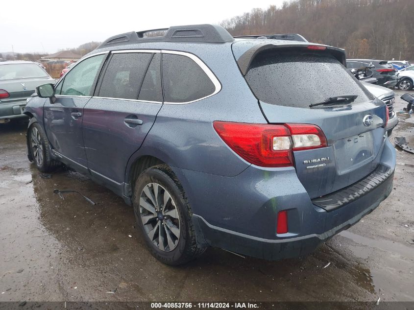 VIN 4S4BSAJC4F3272698 2015 Subaru Outback, 2.5I Lim... no.3