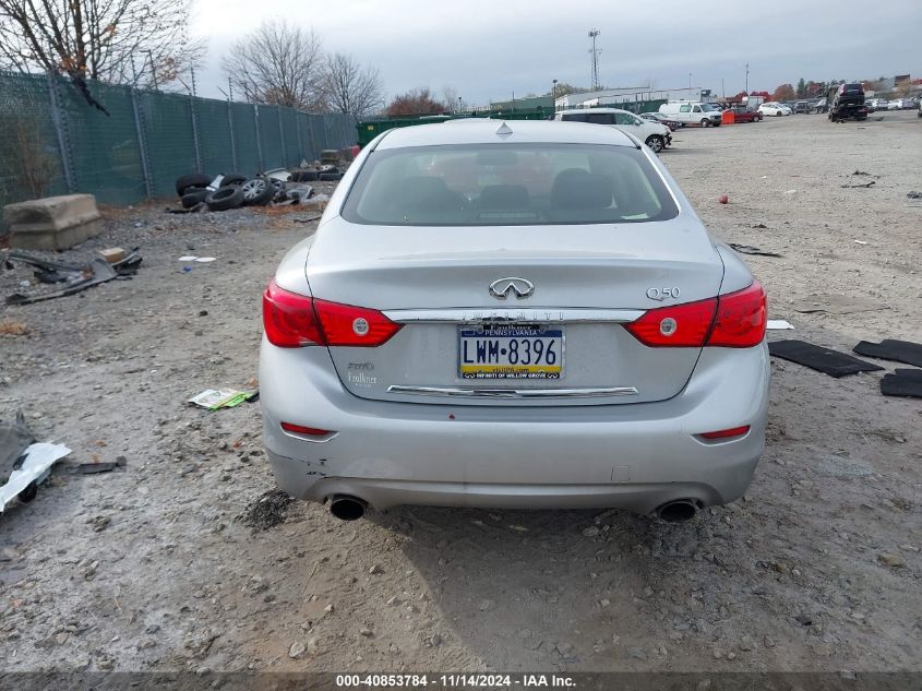 2017 Infiniti Q50 2.0T Base VIN: JN1CV7AR2HM681676 Lot: 40853784