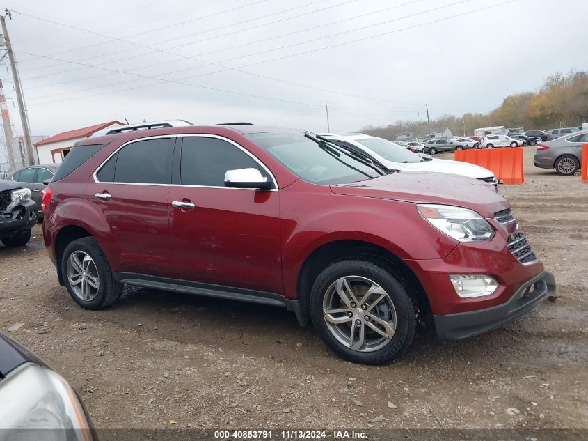 2016 Chevrolet Equinox Ltz VIN: 2GNFLGE38G6328885 Lot: 40853791