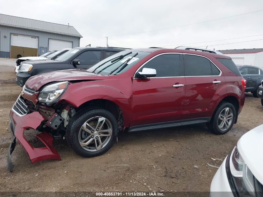 2016 Chevrolet Equinox Ltz VIN: 2GNFLGE38G6328885 Lot: 40853791