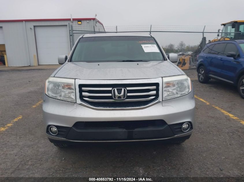 2012 Honda Pilot Ex-L VIN: 5FNYF3H66CB005561 Lot: 40853792