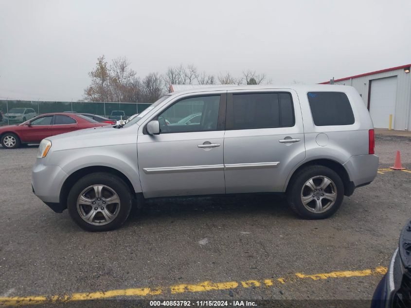 2012 Honda Pilot Ex-L VIN: 5FNYF3H66CB005561 Lot: 40853792