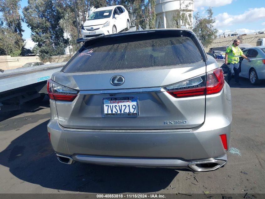 2017 Lexus Rx 350 VIN: 2T2ZZMCAXHC044786 Lot: 40853818