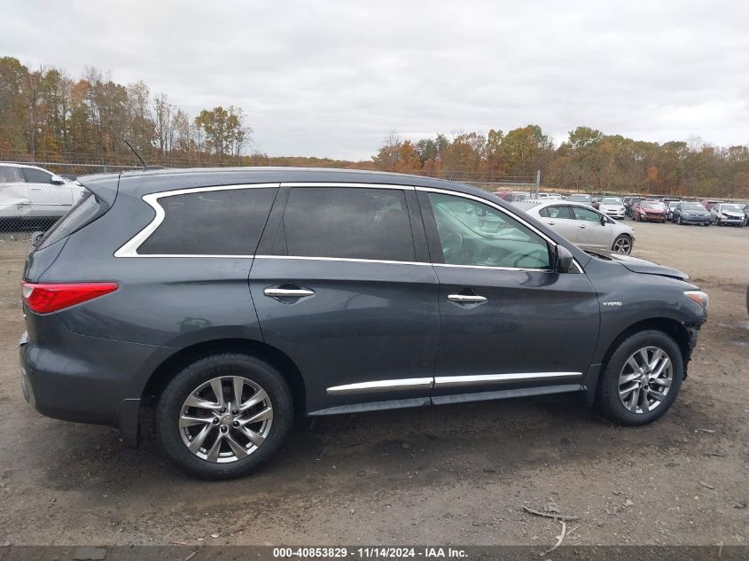 2014 Infiniti Qx60 Hybrid VIN: 5N1CL0MM7EC510851 Lot: 40853829