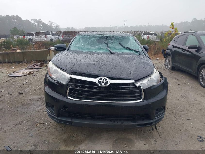 2016 Toyota Highlander Le V6 VIN: 5TDZKRFH0GS147459 Lot: 40853839