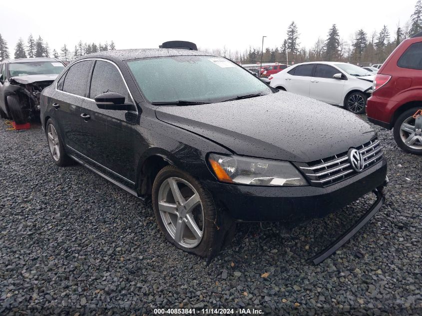 2014 Volkswagen Passat 2.0L Tdi Sel Premium VIN: 1VWCN7A34EC021078 Lot: 40853841