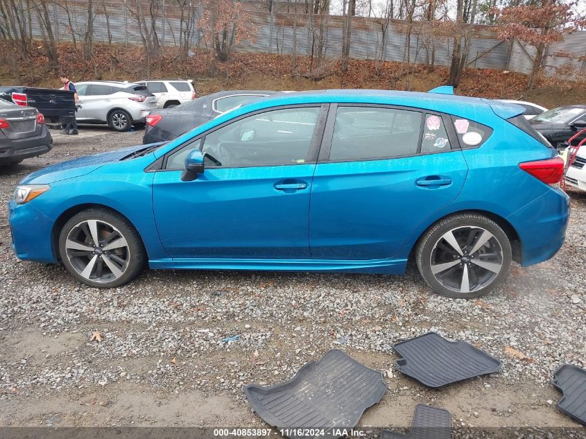 2019 Subaru Impreza 2.0I Sport VIN: 4S3GTAM69K3734079 Lot: 40853897