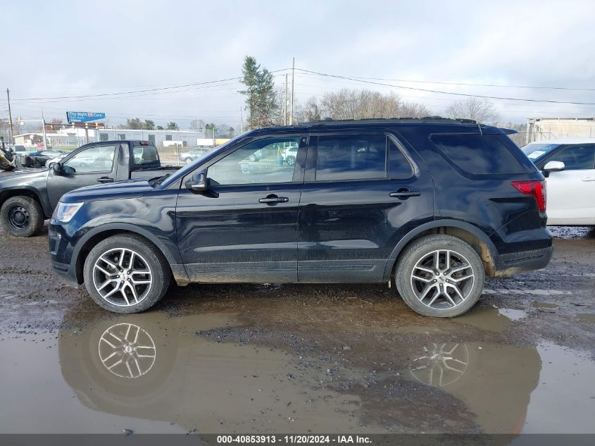 2018 Ford Explorer Sport VIN: 1FM5K8GT0JGB97433 Lot: 40853913