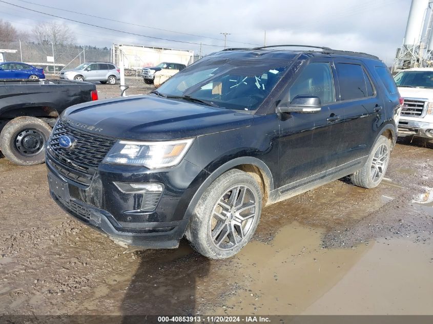 VIN 1FM5K8GT0JGB97433 2018 Ford Explorer, Sport no.2