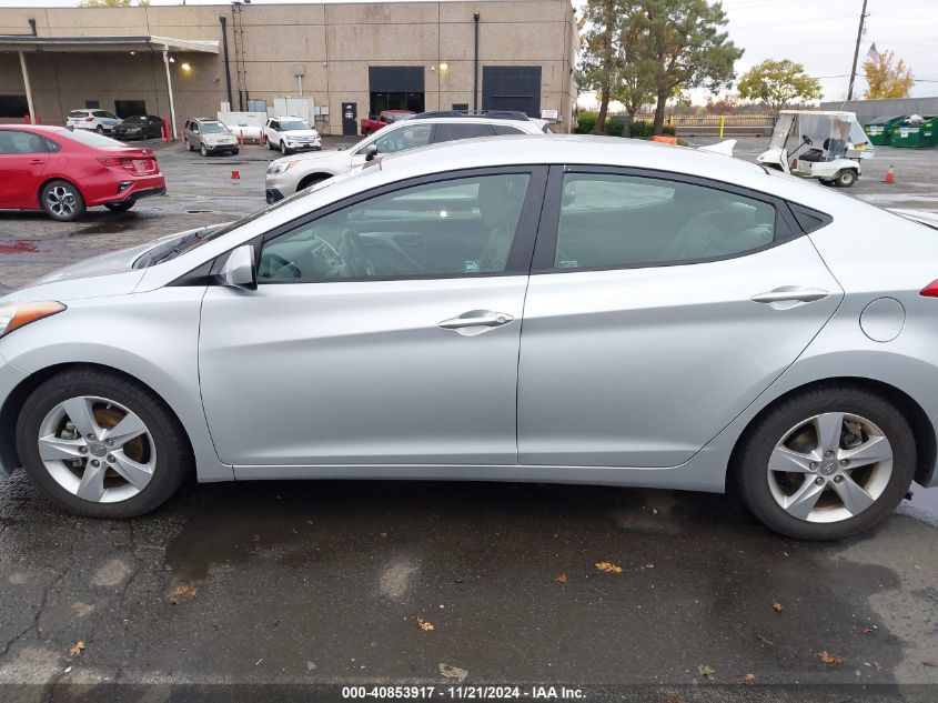 2013 Hyundai Elantra Gls VIN: 5NPDH4AE0DH351270 Lot: 40853917