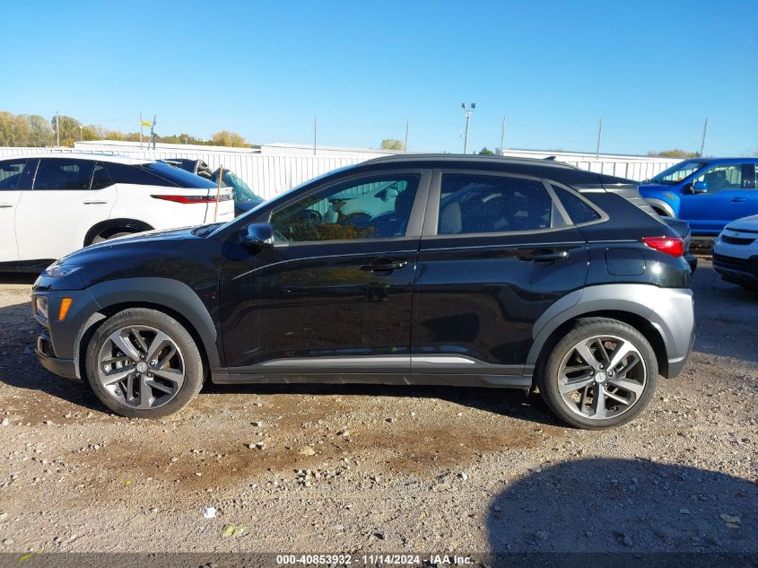 2021 Hyundai Kona Ultimate VIN: KM8K53A57MU618125 Lot: 40853932