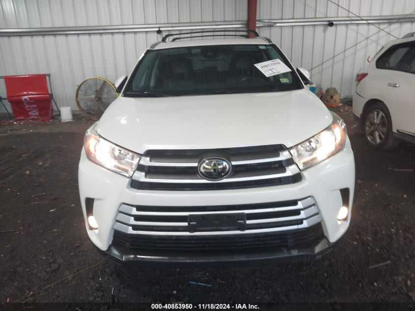 2018 Toyota Highlander Xle VIN: 5TDJZRFH5JS881093 Lot: 40853950