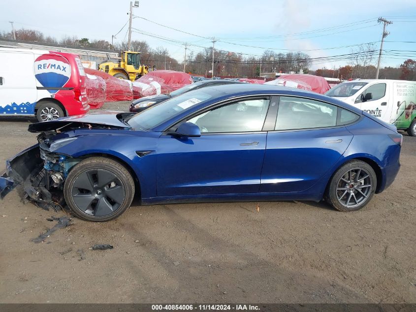 2021 Tesla Model 3 Long Range Dual Motor All-Wheel Drive VIN: 5YJ3E1EB6MF037107 Lot: 40854006