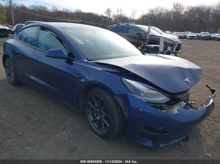 2021 Tesla Model 3 Long Range Dual Motor All-Wheel Drive VIN: 5YJ3E1EB6MF037107 Lot: 40854006