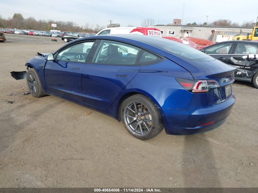 2021 Tesla Model 3 Long Range Dual Motor All-Wheel Drive VIN: 5YJ3E1EB6MF037107 Lot: 40854006