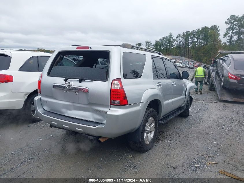 2007 Toyota 4Runner Sr5 V6 VIN: JTEZU14R578077349 Lot: 40854009