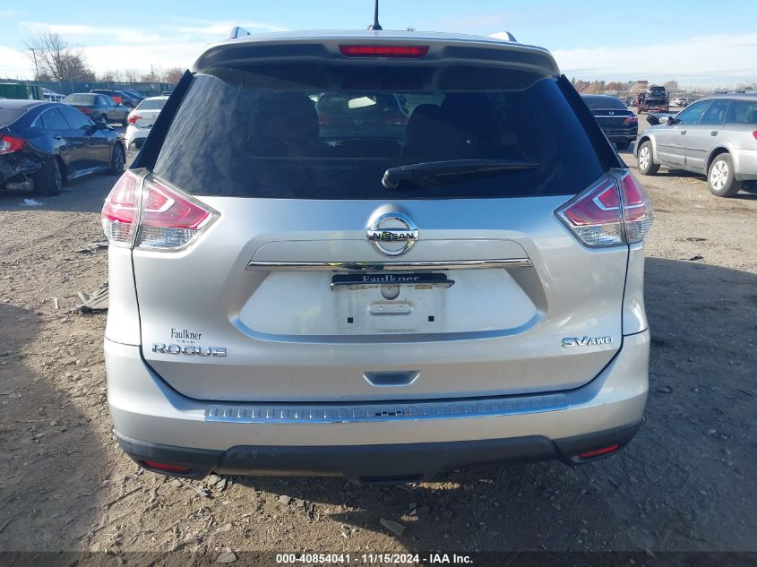 2015 Nissan Rogue Sv VIN: KNMAT2MV8FP541603 Lot: 40854041