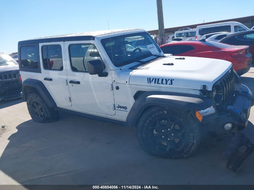 2023 Jeep Wrangler 4Xe 4X4 VIN: 1C4JJXN65PW646455 Lot: 40854056