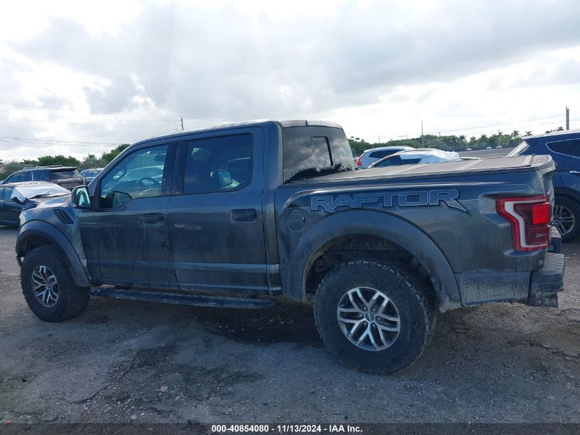 2018 Ford F-150 Raptor VIN: 1FTFW1RG0JFA14171 Lot: 40854080