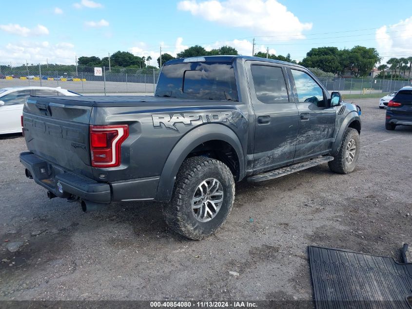 2018 Ford F-150 Raptor VIN: 1FTFW1RG0JFA14171 Lot: 40854080