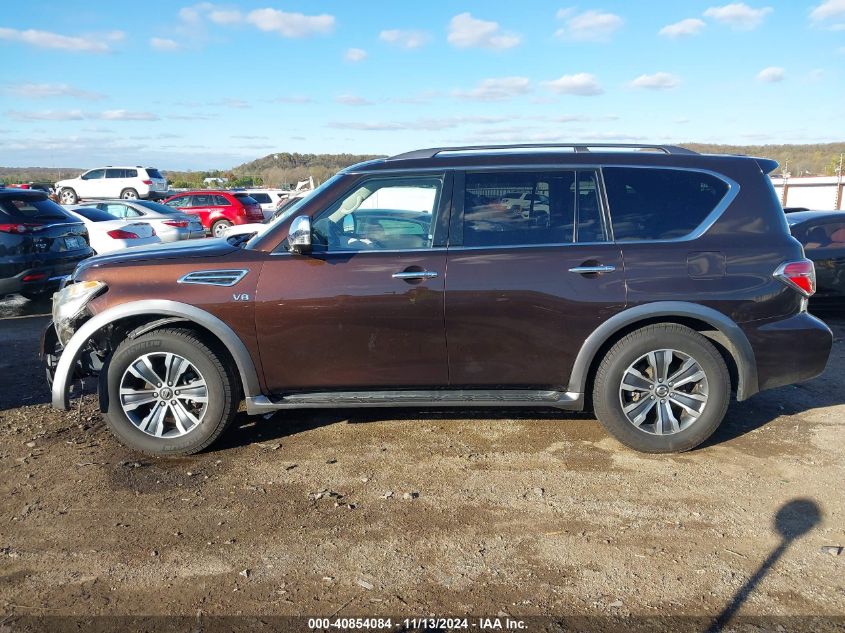 2017 Nissan Armada Sl VIN: JN8AY2ND5H9000740 Lot: 40854084