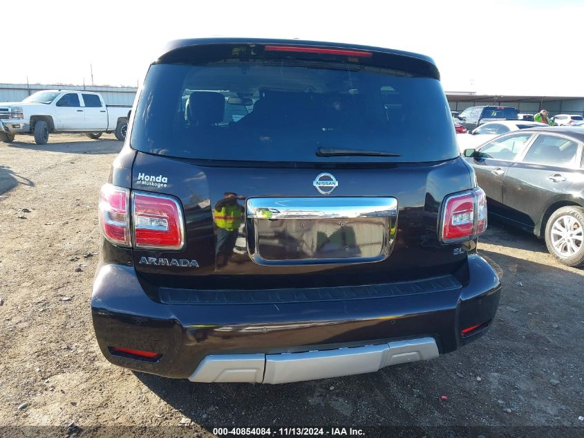 2017 Nissan Armada Sl VIN: JN8AY2ND5H9000740 Lot: 40854084