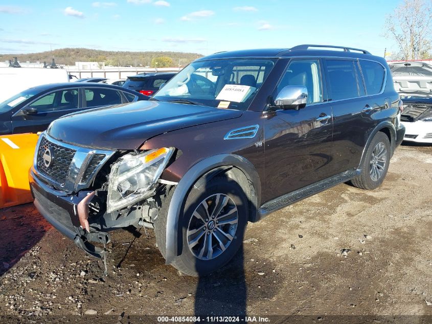 2017 Nissan Armada Sl VIN: JN8AY2ND5H9000740 Lot: 40854084