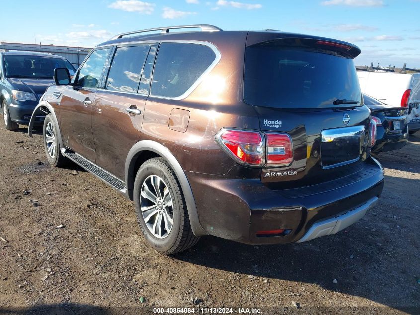 2017 Nissan Armada Sl VIN: JN8AY2ND5H9000740 Lot: 40854084