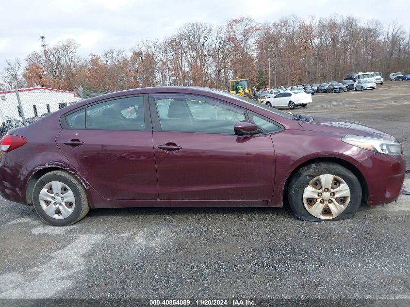 2017 Kia Forte Lx VIN: 3KPFK4A76HE138930 Lot: 40854089