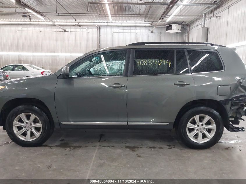 2011 Toyota Highlander Se V6 VIN: 5TDBK3EH9BS041858 Lot: 40854094