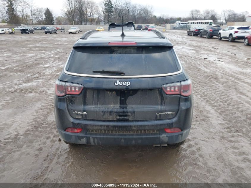 2018 Jeep Compass Limited 4X4 VIN: 3C4NJDCB9JT175259 Lot: 40854095