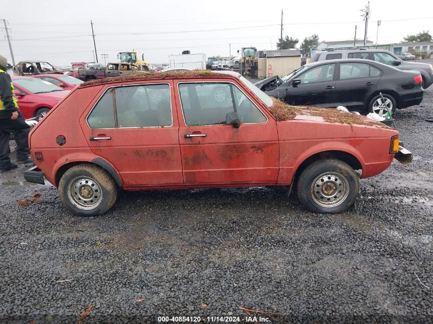 1981 Volkswagen Rabbit L Custom VIN: 1VWFG0175BV187076 Lot: 40854120