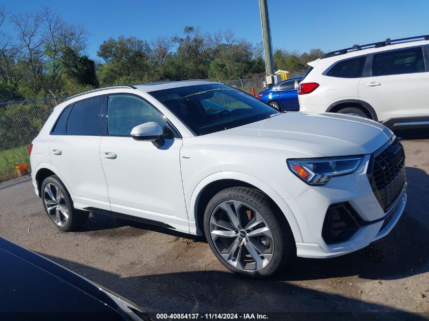 2022 Audi Q3 Premium Plus 45 Tfsi S Line Quattro Tiptronic VIN: WA1EECF31N1003978 Lot: 40854137