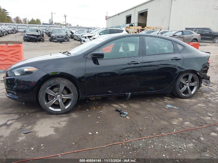 2015 Dodge Dart Gt VIN: 1C3CDFEB3FD411168 Lot: 40854148