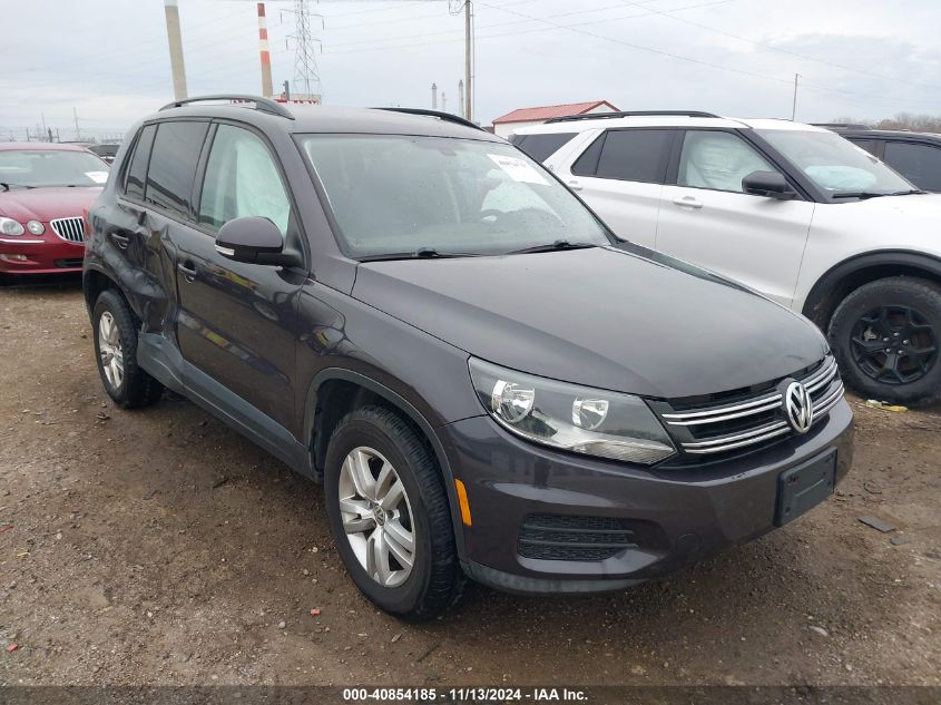 VIN WVGBV7AX5GW592335 2016 Volkswagen Tiguan, S no.1