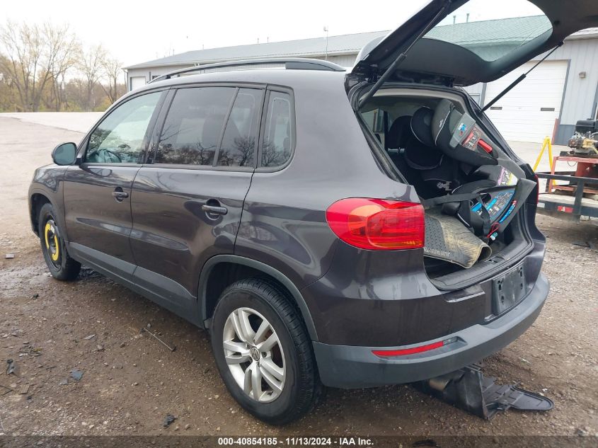 VIN WVGBV7AX5GW592335 2016 Volkswagen Tiguan, S no.3